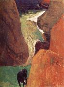 Paul Gauguin The depths of the Gulf oil painting